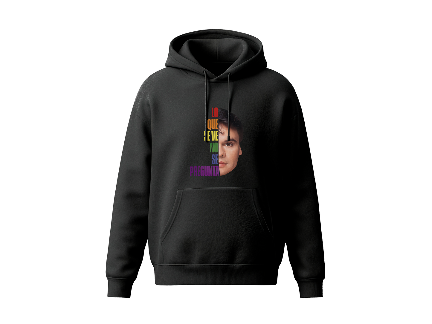 Hoodie Lo que se ve no se pregunta - Arcoíris